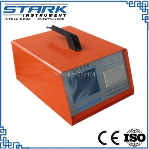 Automobile exhaust gas analyzer HC,CO,CO2,O2,NO analyzer diesel smoke tester dual-use petrol and diesel vehicle emission tester