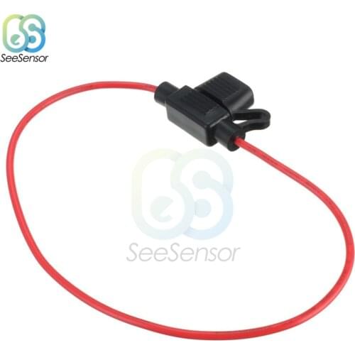 5Pcs Waterproof Auto Inline Mini In-Line Fuse Holder 10A Automotive Blade Fuse Holder Car Accessories
