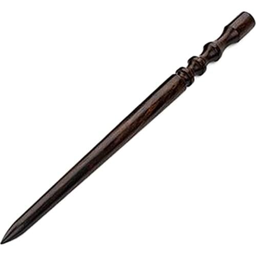 Ebony Wood Leathercraft Slicker Burnisher Polished Rod Edge Burnisher Slicker Tool