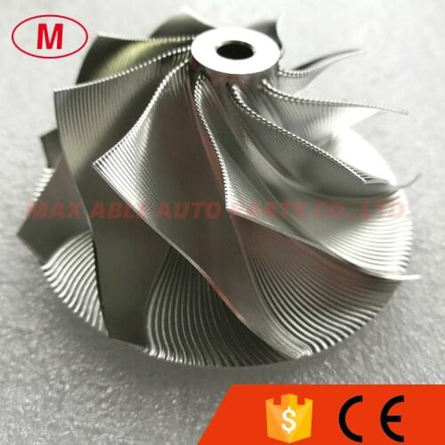 GT15-25 702549-0008HF V1 50.20/65.00mm 9+0 blades High Preformance Turbo Aluminum 2618/Piont Milling/Billet Compressor wheel