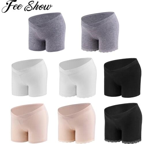 High Waist Belly Support Maternity Underwear Women Pregnant Panties Cotton Leggings Mini Capris Pregnancy Underpants Briefs