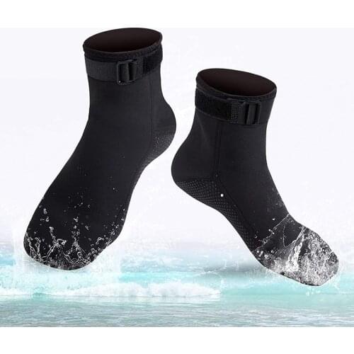 3mm Diving Socks Shoes Water Shoes Quick-Dry Non-Slip Snorkeling Socks Swim Socks Surf Beach Socks Neoprene Bottom Swimm Shoes