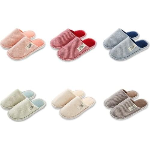 New Youpin winter Cotton slippers childrens indoor home household couple cute plush slippers men winter