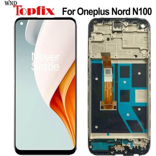 Original New Tested 6.52" For OnePlus Nord N100 Lcd Screen Display Touch Digitizer Assembly Nord N100 LCD Diaplsy