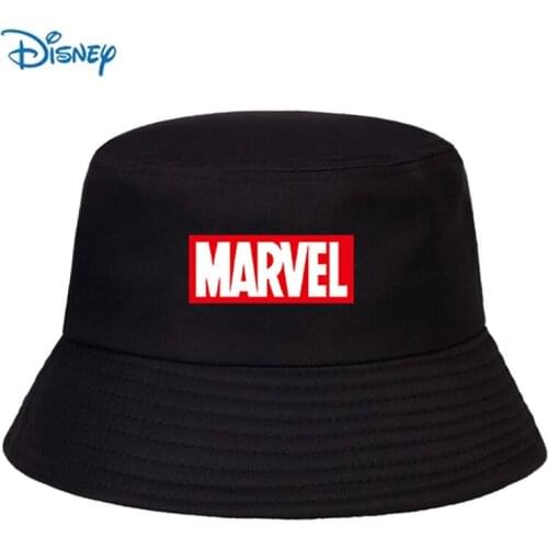 Disney Marvel Men Bob Bucket Hats Outdoor Fishing Wide Fisherman Hat UV Protection Cap Women Sombrero Outdoor sun panama hats