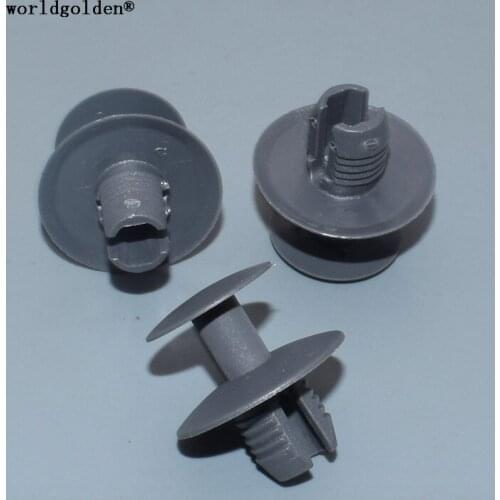 Worldgolden 100pcs plastic clip Hood Insulation Retainer for Mercedes#230-990-01-92(2309900192),Chryschrys#6104900A(6104900-A)