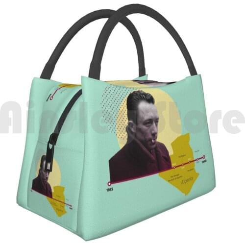 Portable Insulation Bag Albert Camus-The Fall Algeria Camus Albert Fall Stranger Myth Sisyphus Plague Writer