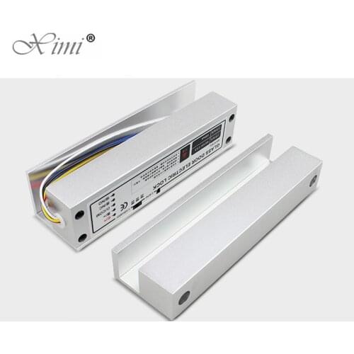 Good Quality Access Control System Frameless Glass Door Electric Bolt Lock 12V 5 Lines With Time Delay Glass Door Bolt Lock