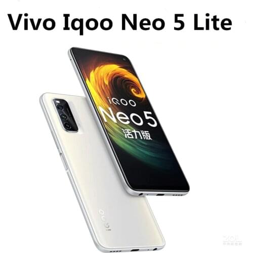 New Vivo Iqoo Neo 5 Lite 5G Android Phone 44W Super Charger 48.0MP 4 Cameras 6.57" 144HZ Full Screen Snapdragon 870 Face Wake