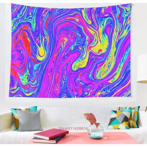 Trippy tapestry Wall Hanging Tapestry for Home Dorm Fantasy Decor