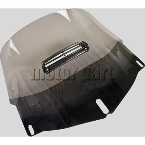 3 Holes Motorcycle Windshield Windscreen With a Visor Vent For Honda Goldwing 1800 GL GL1800 2001-2013 Wind Deflectors Smoke