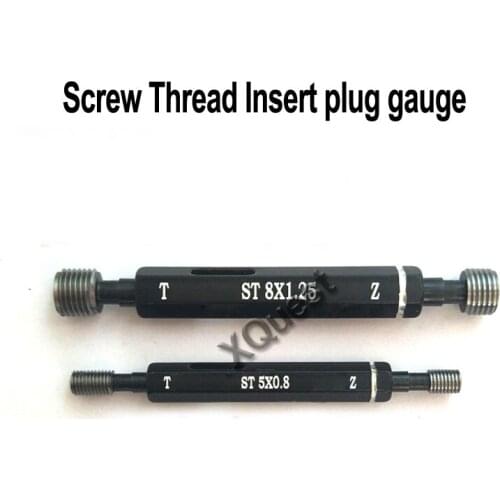 Screw Thread Insert Gauge ST M2X0.4 M2.5X0.45 M3X0.5 M4X0.7 M5X0.8 M6 M7X1 Right Hand thread insert Gage m8x1.25 m10x1.5 m12 m14