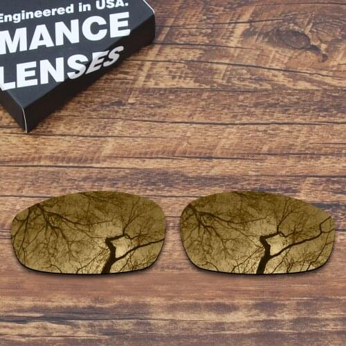 ToughAsNails Polarized Replacement Lenses for Oakley Split Jacket Sunglasses Peach Gold Color (Lens Only)