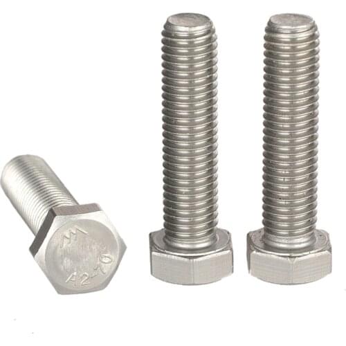 10PCS M8 304 Stainless Steel External Hexagon Screw Extended Screw Bolt Bedroom Furniture Set