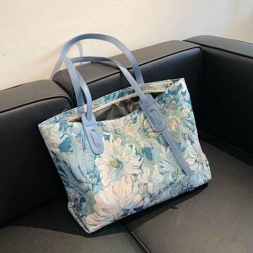 2021 Fashion Women Brand Large Tote Bag For Women Shoulder Bags Top Handle Bags Totes Bag Purses And Handbags Canvas Travel Bag