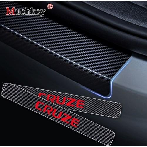 For Chevrolet CRUZE Door Threshold Plate Door Entry Guard Car Door Sills Door Sill Scuff Plate Car-styling Accessories 4Pcs