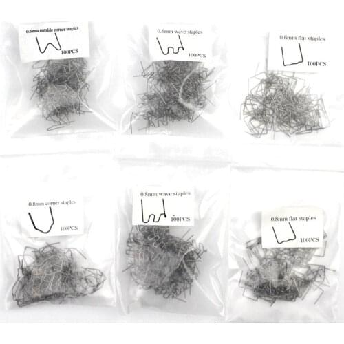 600pcs solder wire for car bumper repair plastic welding hot stapler staples Car bumper plastic welder
