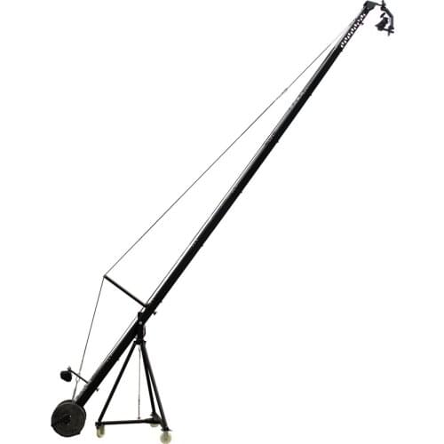 8m Camera Crane with PTZ head 3 axis head 130mm triangle jib body