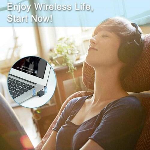 Bluetooth Csr 4.0 Usb Adapter Wireless Computer Dongle Portable For Win 7 8 10 Vista XP With CD Included