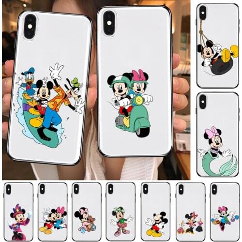 Unique Mickey Mouse Transparent Phone Case For XiaoMi Redmi 11lite ultra 10x 9 8A 7 6 A Pro T 5G K40 Anime protect Cover Silicon