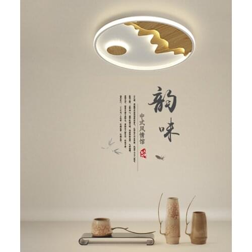 Wooden Ceiling Lights New Design LED For Living room Bedroom Balcony Corridor Kitchen Lighting Fixtures