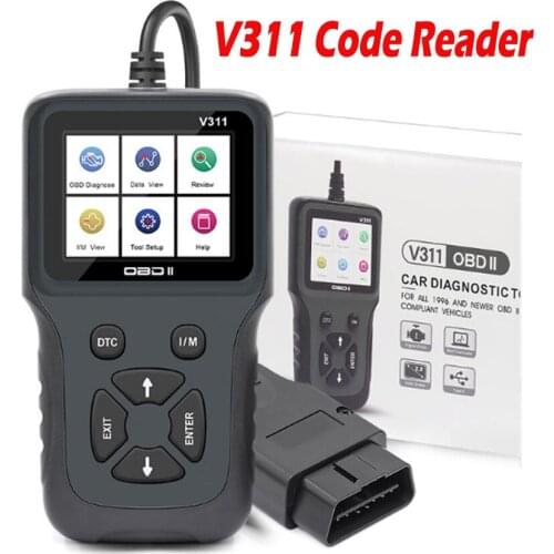 OBD2 Fault Diagnostic Scanner V311 Code Reader for Car Engine Vehicle Fault Diagnosis and Real-time Data Flow Better Than ELM327