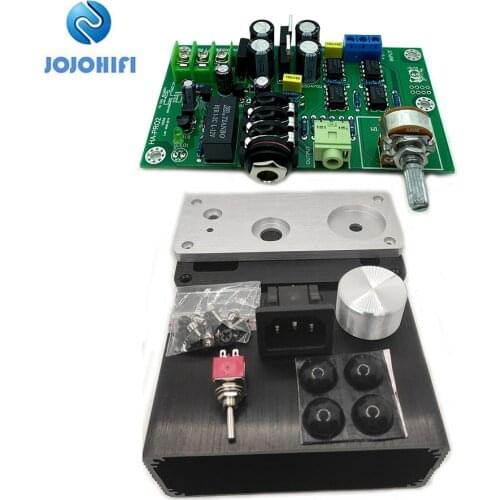 HA-PRO2 Headphone Amplifier Finished Board & All Aluminum Chassis Empty Box Housing Amplifier Supporting amp