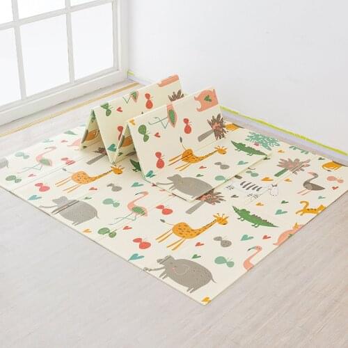 New XPE Soft Floor Playmat Foldable Crawling Carpet Kids Activity Rug Folding Blanket Educational Toys Baby Play Mat Waterproof