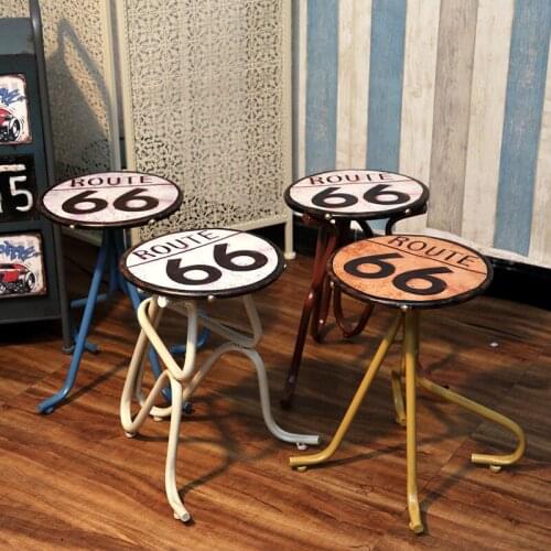 Personality Metal Creative Bar Chair Stool Thinking Chair