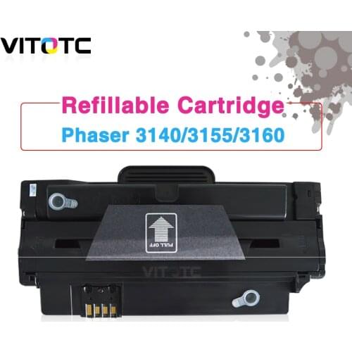 3140 3155 Toner Cartridge Compatible For Xerox Phaser 3140 3155 3160 3155N 3160N Refillable Cartridge Chips 108R00909 CWAA0805