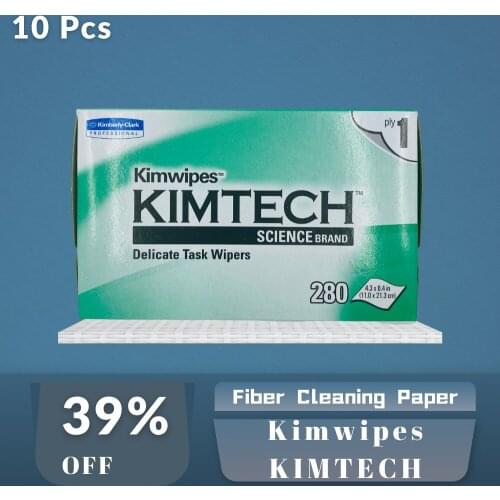 Low Price Kimwipes KIMTECH Fiber Cleaning Paper 280 Pieces