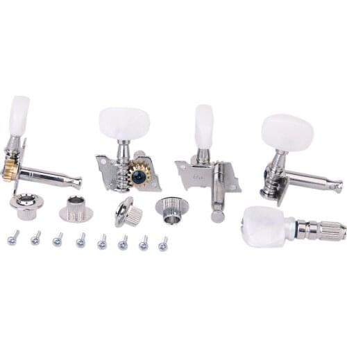 Set Of 5pcs Banjo Machine Head Tuning Tuner Peg W/ Bushing Durable Guitar Parts