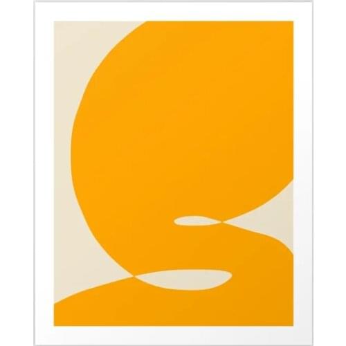 Canvas HD Printed Poster Home Abstract Yellow Tree Glass View Decor Painting Wall Art Picture For Living Room Modular No Framed