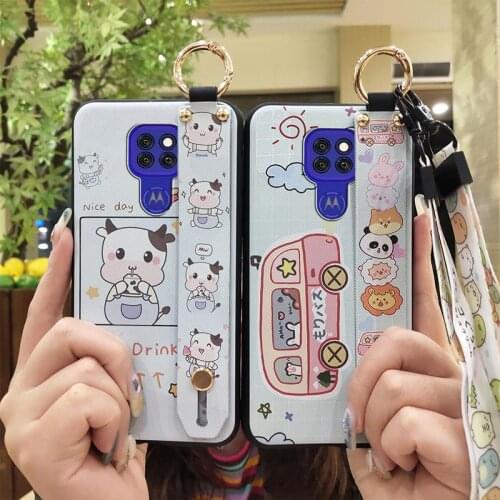 Anti-knock Cute Phone Case For MOTO G9 Play/G9 Black Case Silicone Original Glitter Back Cover