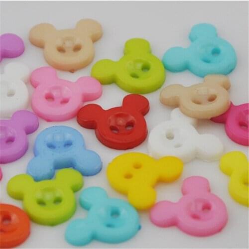 100pcs Face Style Resin Buttons Fit Sewing or Scrapbooking PT31