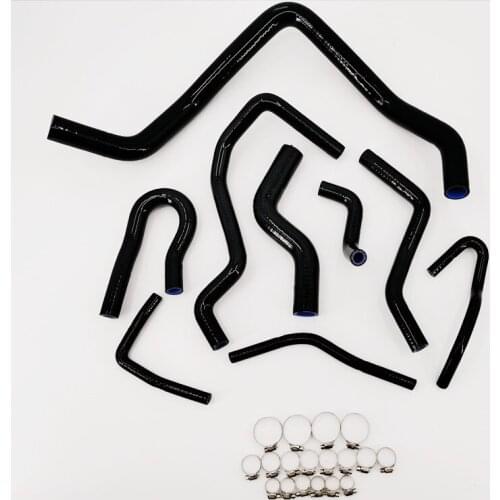 Fit Honda Civic D15 D16 1.6L SOHC EG EK 92-00 Silicone Radiator Heater Hose 9PCS