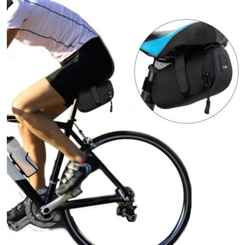 MTB Road Bike Storage Saddle Bag Waterproof Bicycle Bags Pouch Cycling Bike Tail Rear Seat Bag Pannier Bicycle Accessories