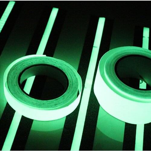 10M Luminous Tape Self-adhesive Glow In Dark Safety Stage Home Decorations Night Vision Safety Security Home Decoration Tapes