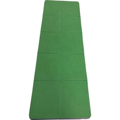 Top!-Foldable Yoga Mat Portable Non Slip Exercise Mat Fitness Equipment for Women Durable Gymnastics Mats