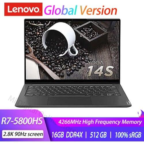 2021 Lenovo YOGA 14s Laptop AMD Ryzen 7 5800HS Creator Edition 16GB RAM 512GB SSD 2.8K 90Hz IPS Full Screen Ultraslim Notebook