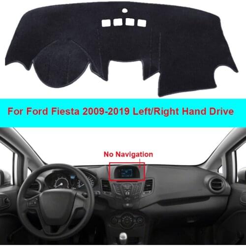 Car Inner Dashboard Cover Dash Mat Carpet Sun Shade Board DashMat For Ford Fiesta 2009-2012 2013 2014 2015 2016 2017 2018 2019