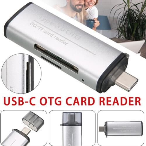 Pohiks 1pc High Speed USB 3.0 OTG Card Reader Durable Aluminum Alloy Computer Mobile Phone Tablet Card Readers