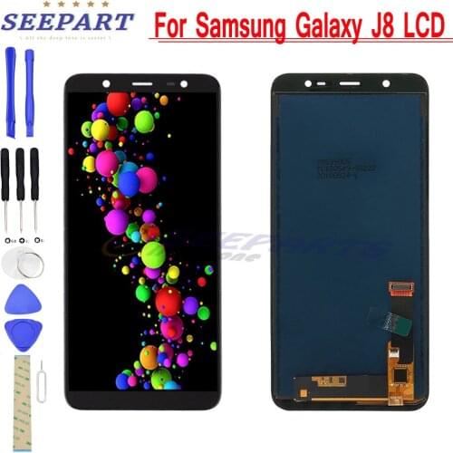 For Samsung Galaxy J8 J810F/DSJ810Y/DSJ810G/DS LCD Display Touch Screen Digitizer Replacement Parts