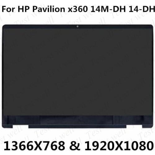 14''LCD Display Touchscreen Digitizer Assembly for HP Pavilion 14-DH 14-dh0043ur 14-dh0044ur 14-dh0045ur 14-dh0007ca 14-dh0008ca
