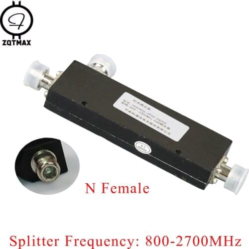 ZQTMAX Cavity Coupler N Female Power Splitter 800-2700MHz for signal booster,Walkie-talkie,2g 3g 4g signal amplifier