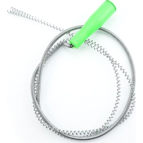 2m Long Sewer Cleaning Wire Spring Home Bendable Sink Tub Toilet Dredge Pipe Snake Removal Clog Hair Filter Drain Cleaners Tools