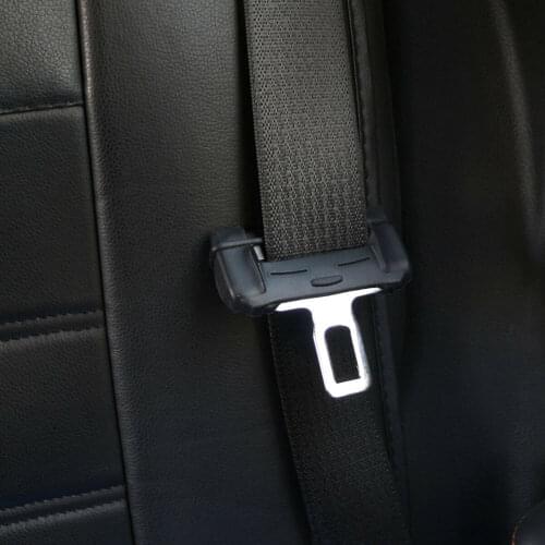 2pc Car SUV Seat Belt Buckle Clip Silicone Anti-Scratch Cover Car Safety Seat Lock Buckle Seatbelt Clip Safety Accessories