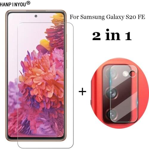 2-in-1 Tempered Glass For Samsung Galaxy S20 FE 6.5" Camera Lens Protection Film + Front Screen Protector