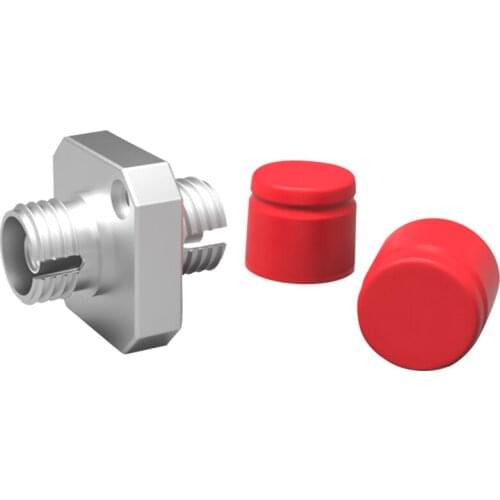 50pcs FC Fiber Coupler Connector Adapter FC Flange Fiber Docking Telecommunication Level