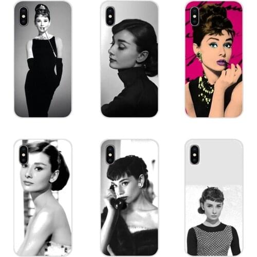 Abstract audrey hepburn pop art TPU Transparent Bag Case For Samsung A10 A30 A40 A50 A60 A70 Galaxy S2 Note 2 3 Grand Core Prime